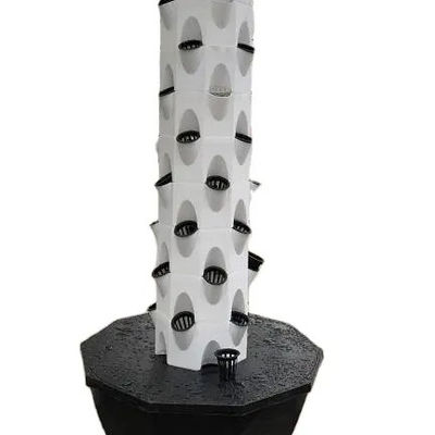 PE / Food Grade PVC Cover Indoor Hydroponic Aeroponic Growing Towers
