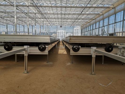 Hydroponic Trays Greenhouse Benches Ebb And Flow Rolling Benches 3mm