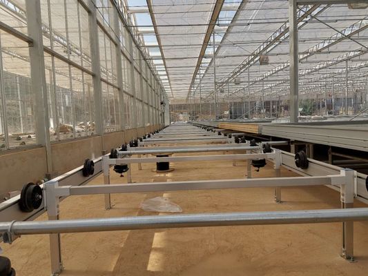 Hydroponic Trays Greenhouse Benches Ebb And Flow Rolling Benches 3mm