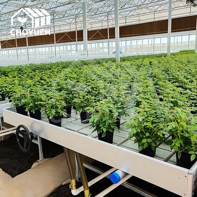1.2mm Aluminum Greenhouse Benches Anodizing Load Capacity 100kg/M2