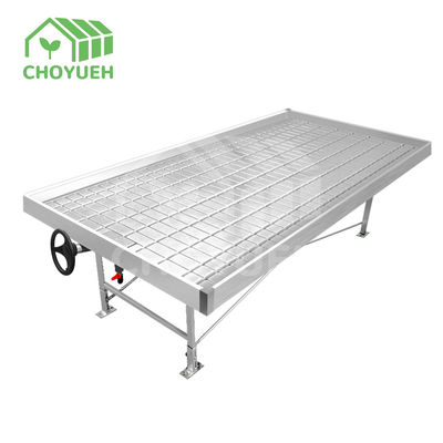 1.2mm Aluminum Greenhouse Benches Anodizing Load Capacity 100kg/M2