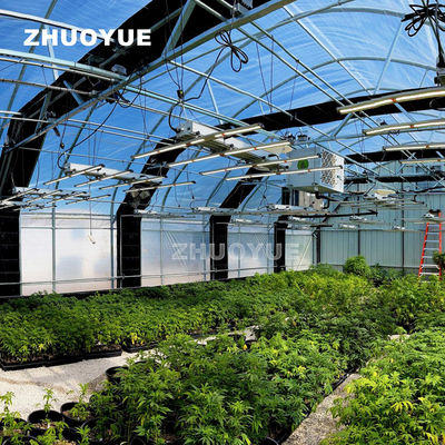 Marijuana Commercial Light Deprivation Greenhouse Blackout Height 4m-7m