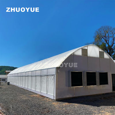 Fully Automated Blackout Curtain Polycarbonate Sheet Greenhouse Light Dep Solutions