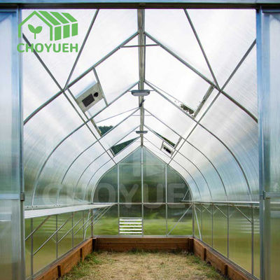 White Polycarbonate Sheet Greenhouse Fire Resistant Easy Install for Eco Friendly Gardening
