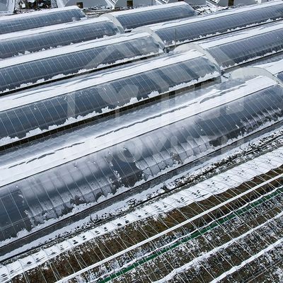 Wind Resistant Framed Glass Solar Greenhouse Easy Installation UV Protection Durability