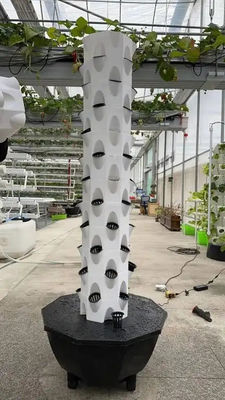 PE / Food Grade PVC Cover Indoor Hydroponic Aeroponic Growing Towers