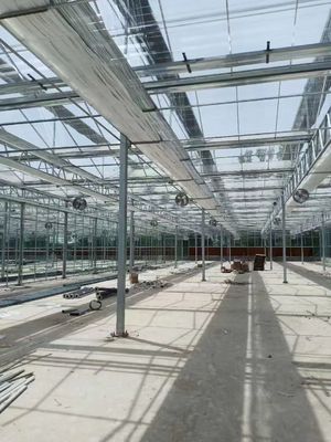 Dayanıklı ve UV korumalı modern dikdörtgen cam sera